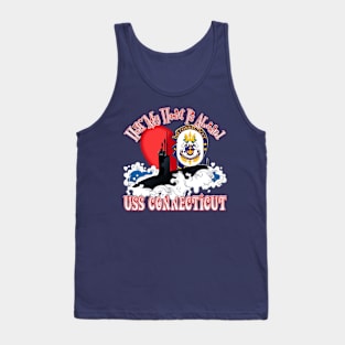 Half My Heart Is Aboard USS Connecticut Tank Top